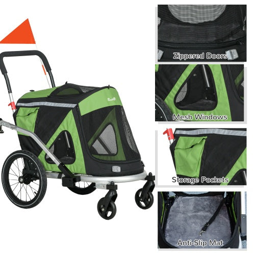 RollPup – Foldable Bike Stroller for Dogs