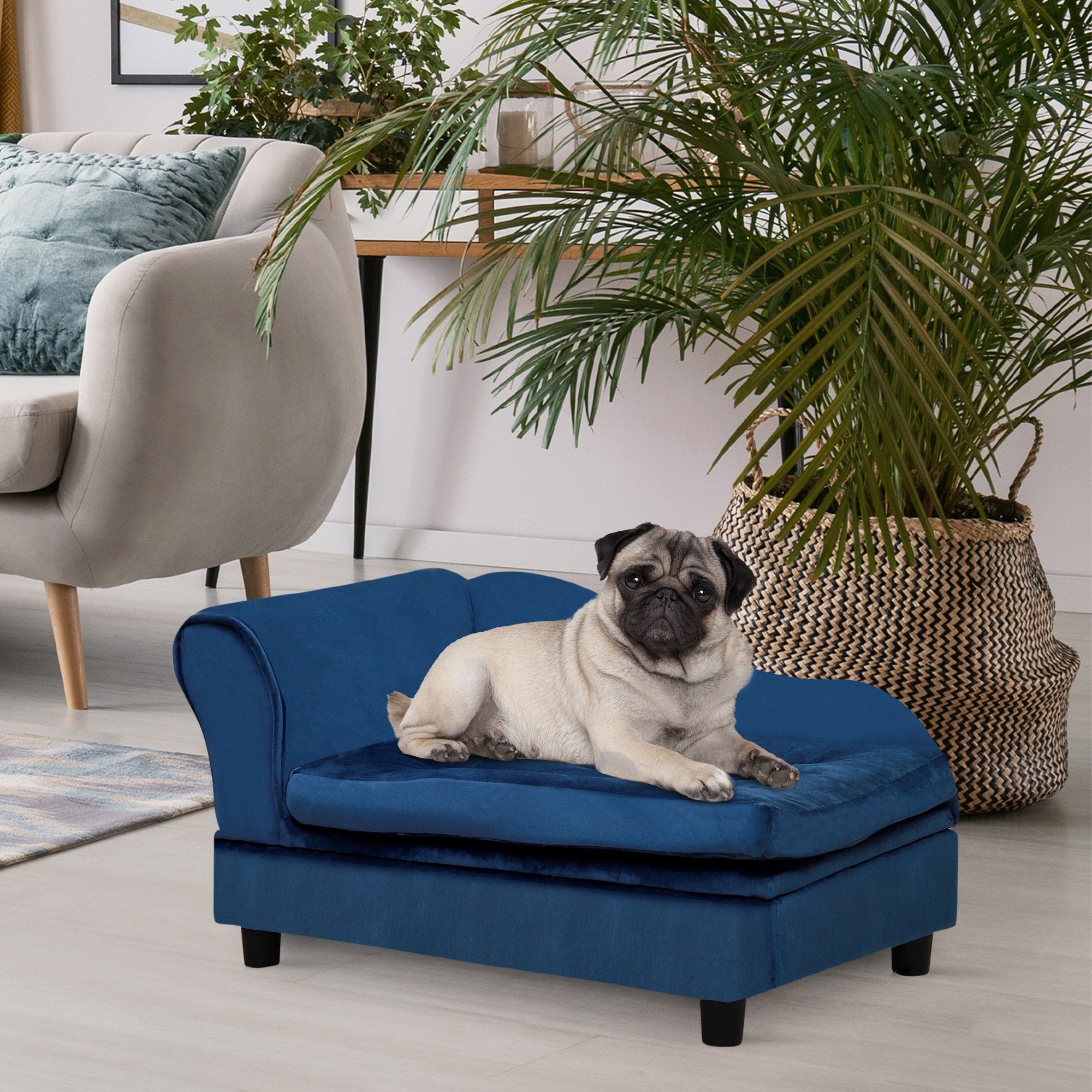 PupHide Luxe – Comfy Bed with Secret Storage