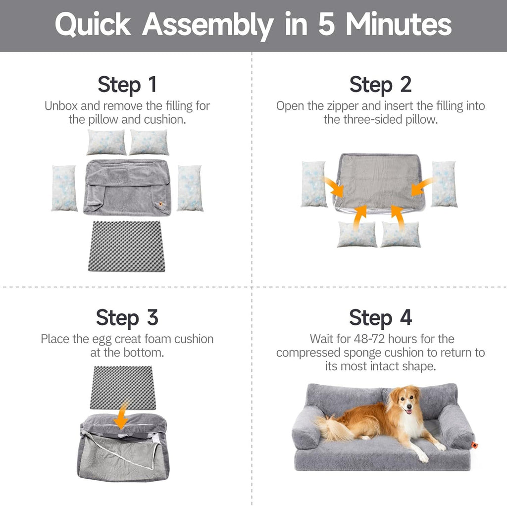 CozyCloud Bed – Comfy Orthopedic Spot for Dogs