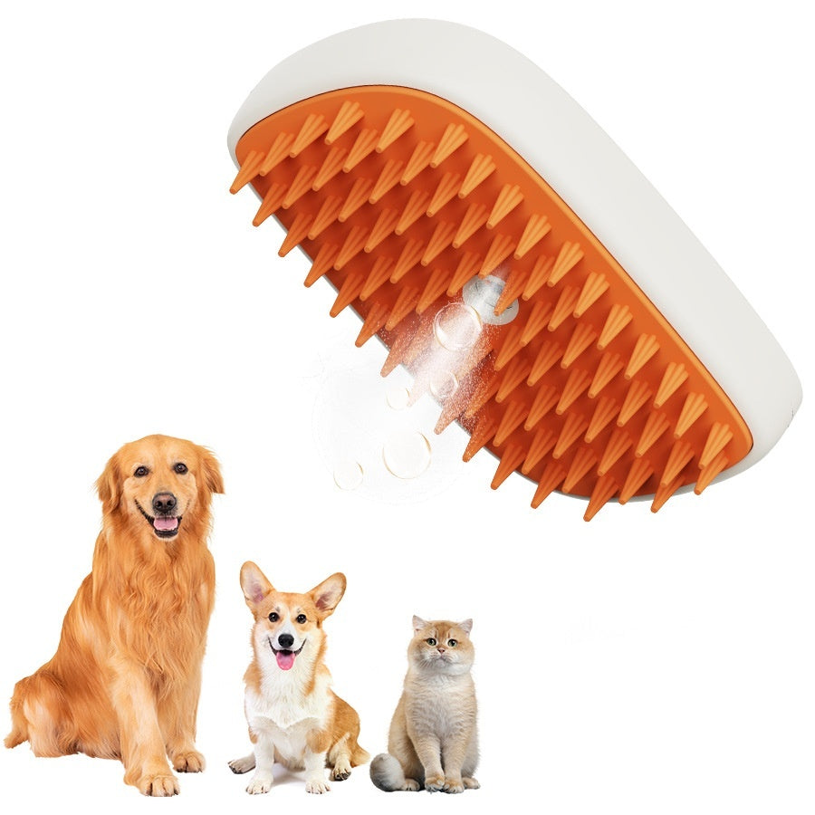 SteamGroom – USB Brush & Massager for Pets
