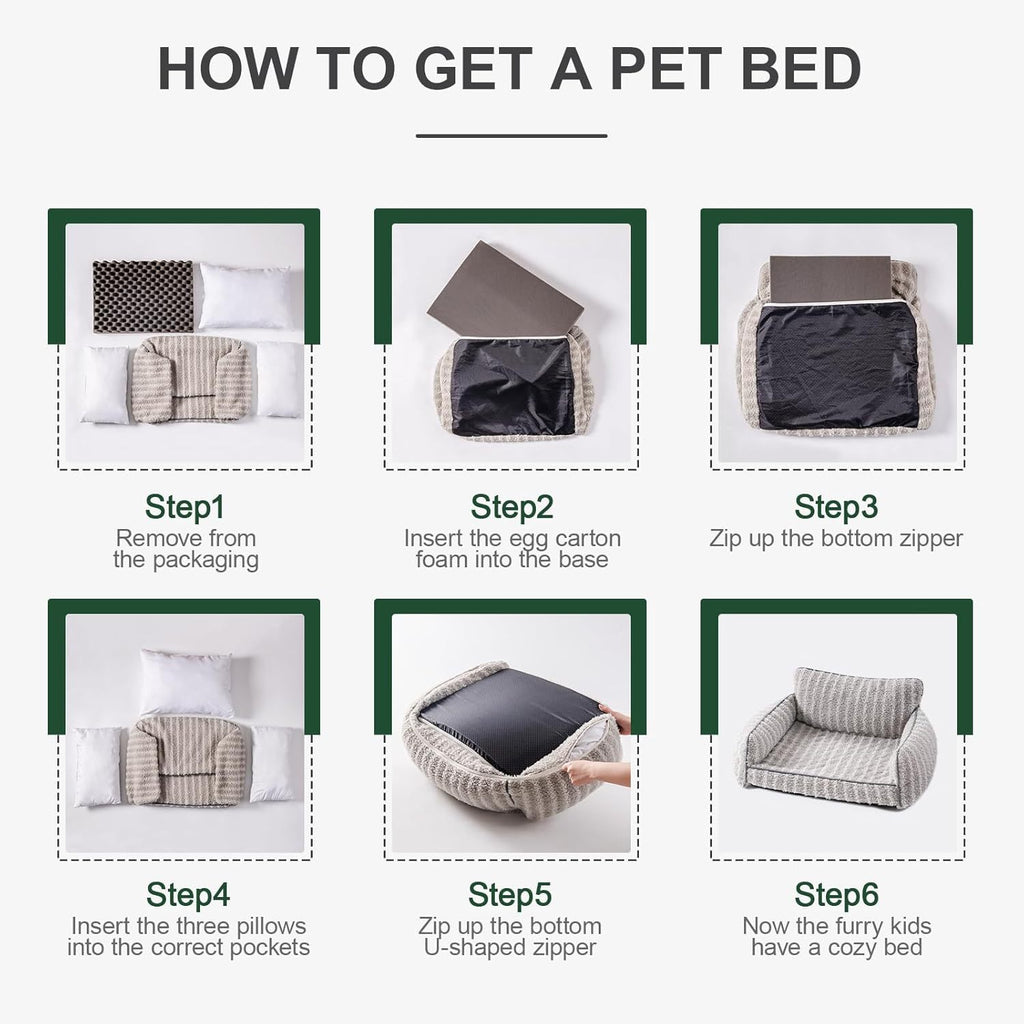 MiniPaws Lounge – Orthopedic Sofa for Pets