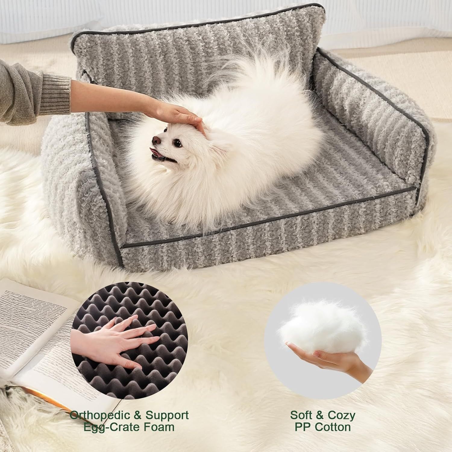MiniPaws Lounge – Orthopedic Sofa for Pets
