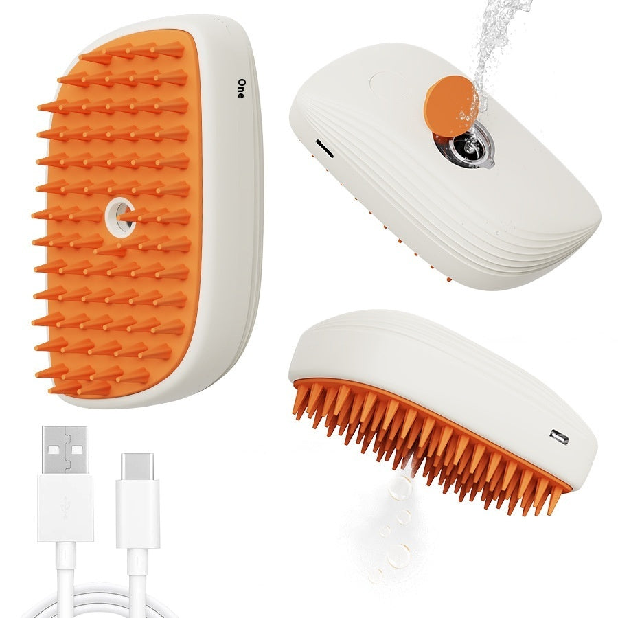 SteamGroom – USB Brush & Massager for Pets
