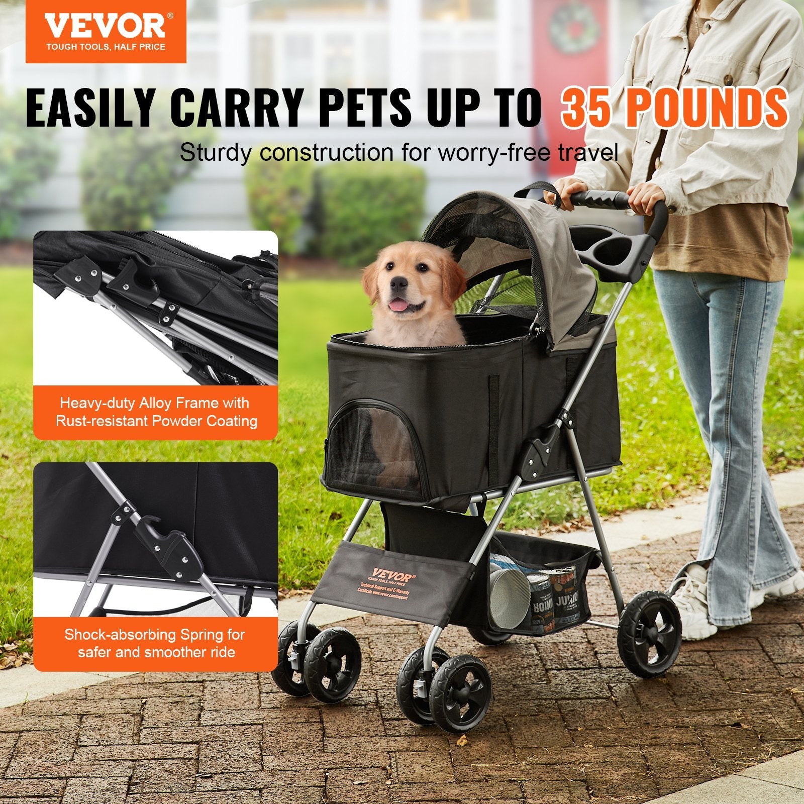 PawRide – Comfy Stroller for Pets on the Go