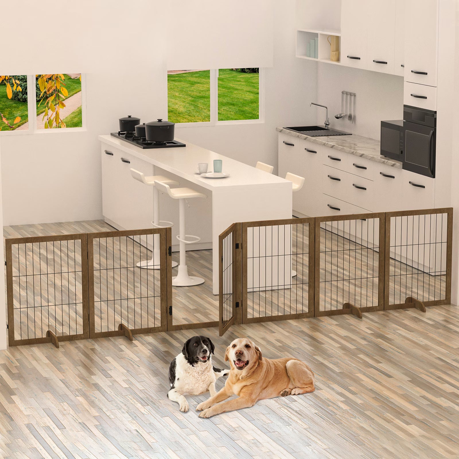 PupPass – Dog Gate with Easy-Walk Door