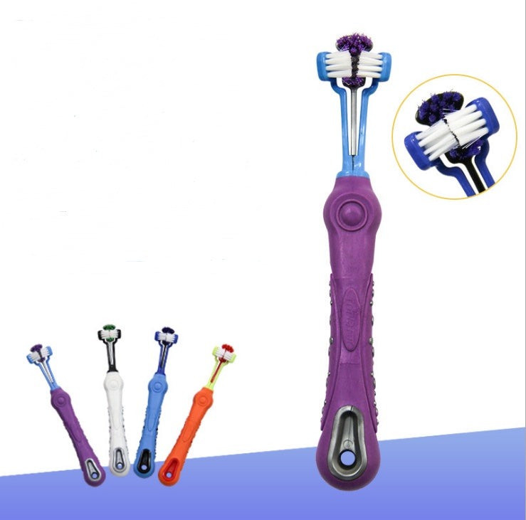 TripleClean – 3-Sided Toothbrush for Dogs
