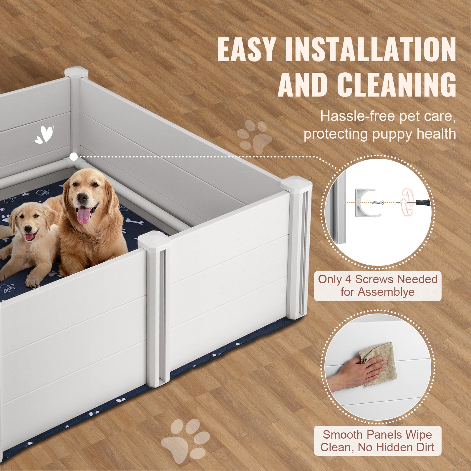 PuppyNest – Safe Whelping Box for New Moms