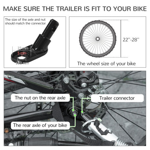 RollPup – Foldable Bike Stroller for Dogs