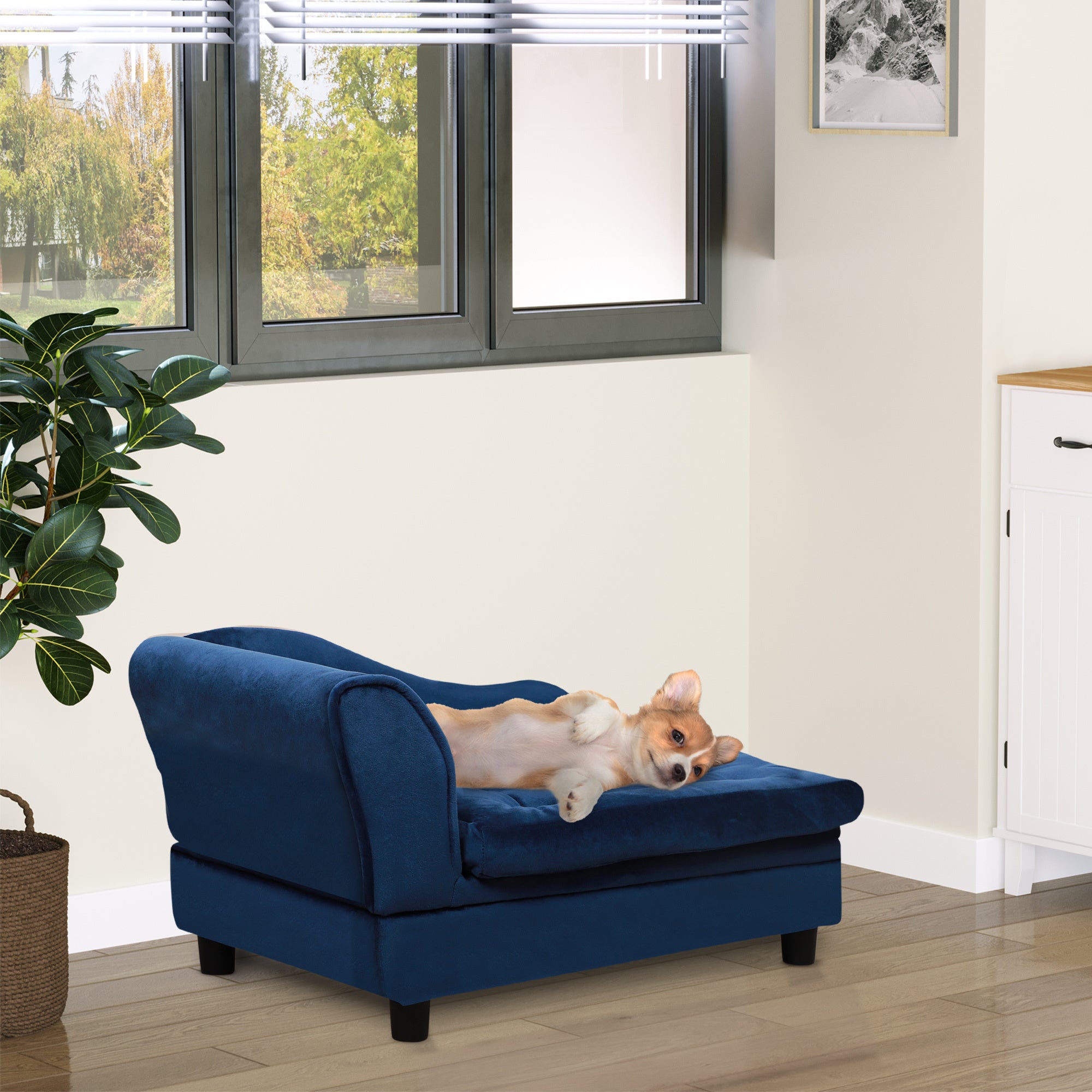 PupHide Luxe – Comfy Bed with Secret Storage