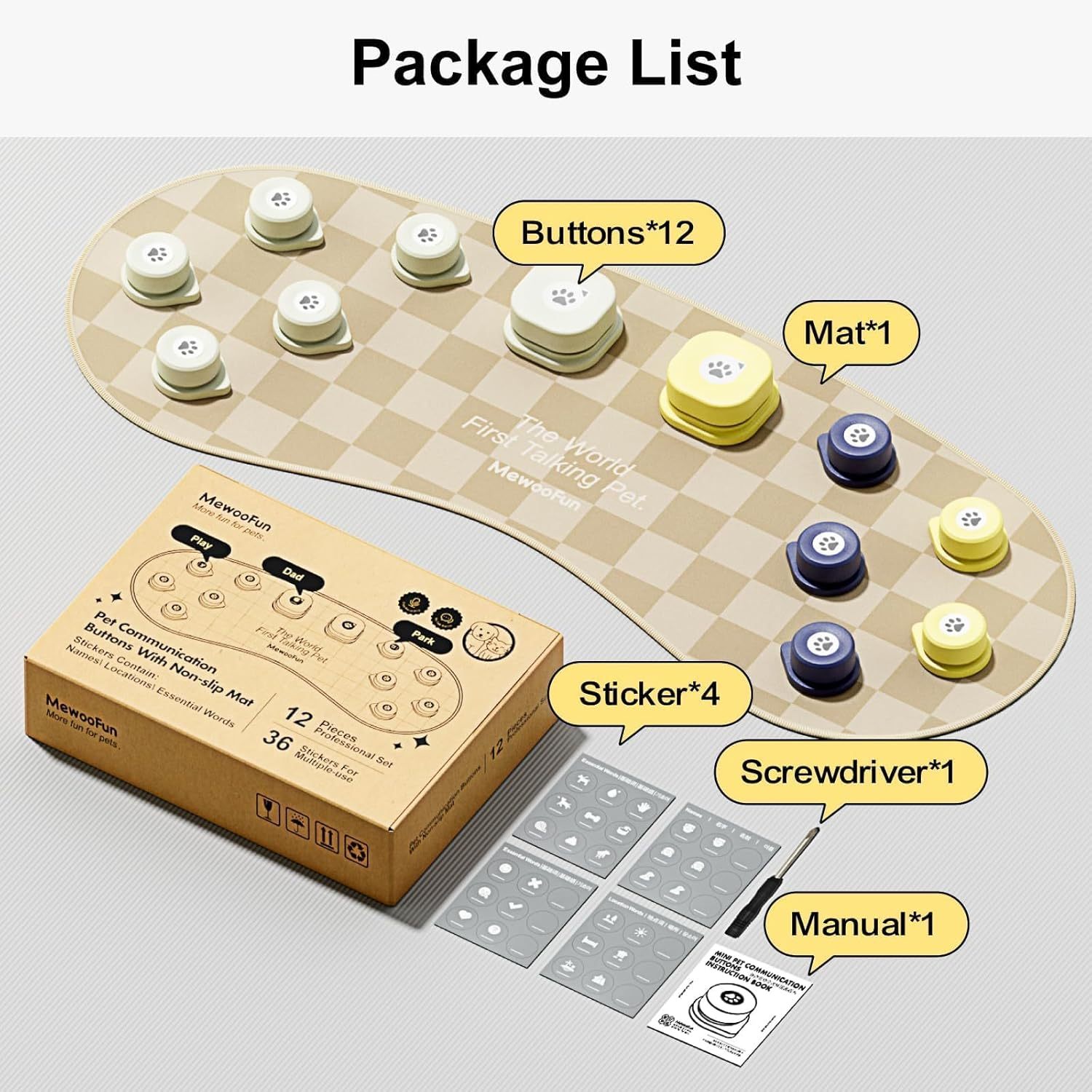 PawPress – Talking Buttons for Clever Pets