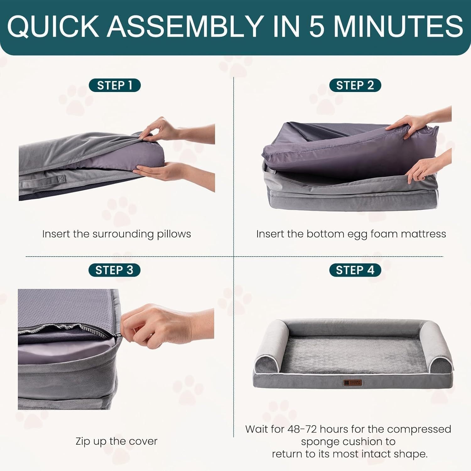 EggFoam Haven – Orthopedic Bed