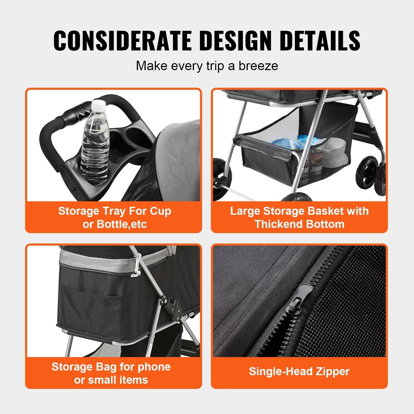 PawRide – Comfy Stroller for Pets on the Go