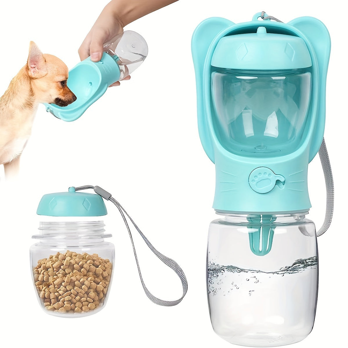 2 In 1 Dog Water Bottle