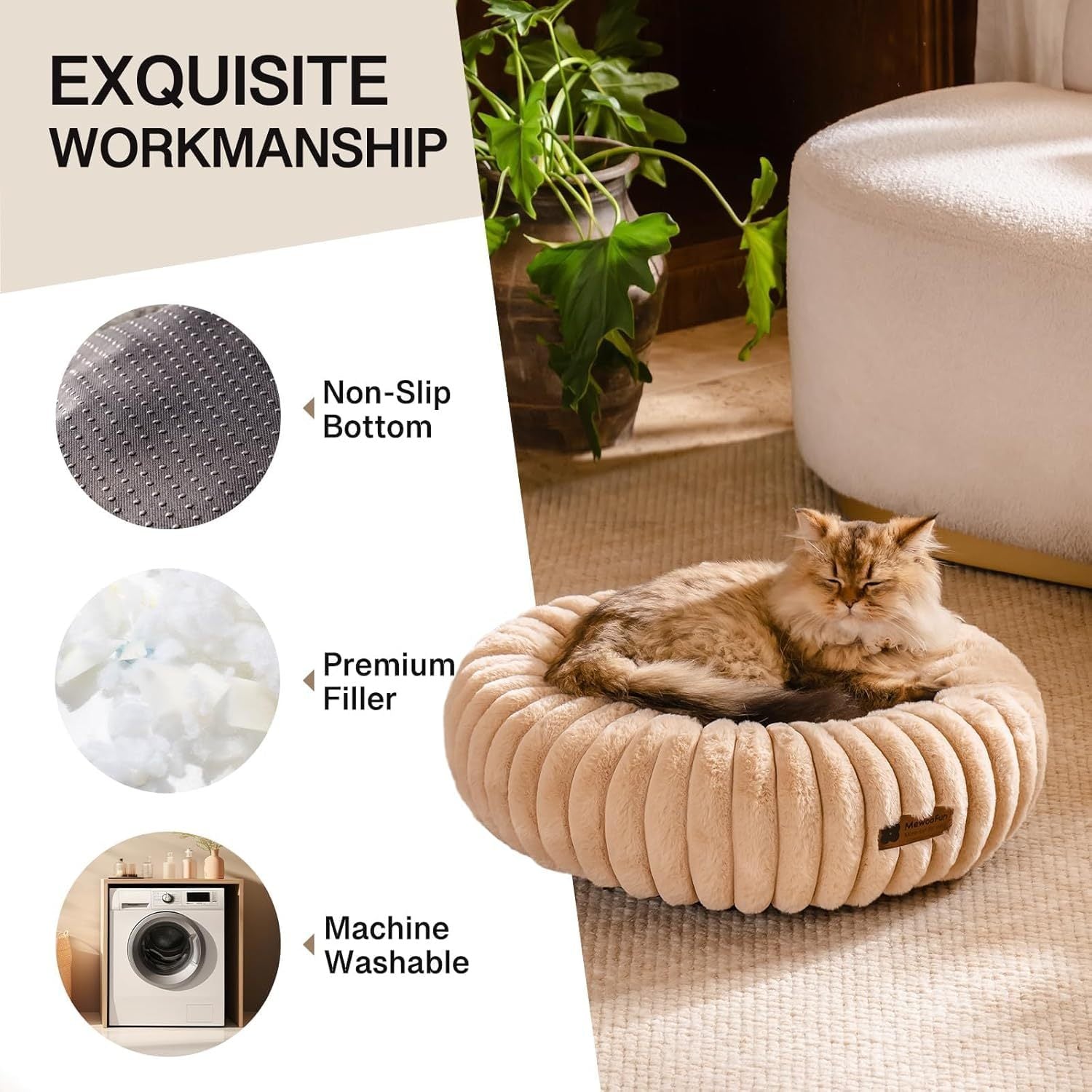 FluffyDonut – Calming Bed for Cozy Pups