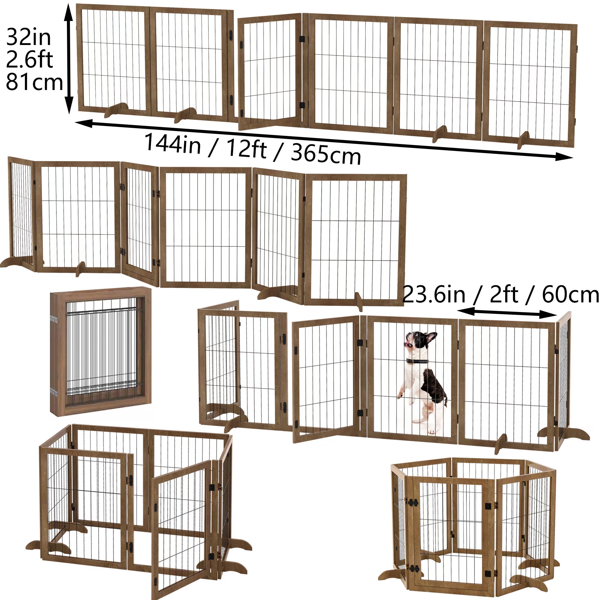 PupPass – Dog Gate with Easy-Walk Door