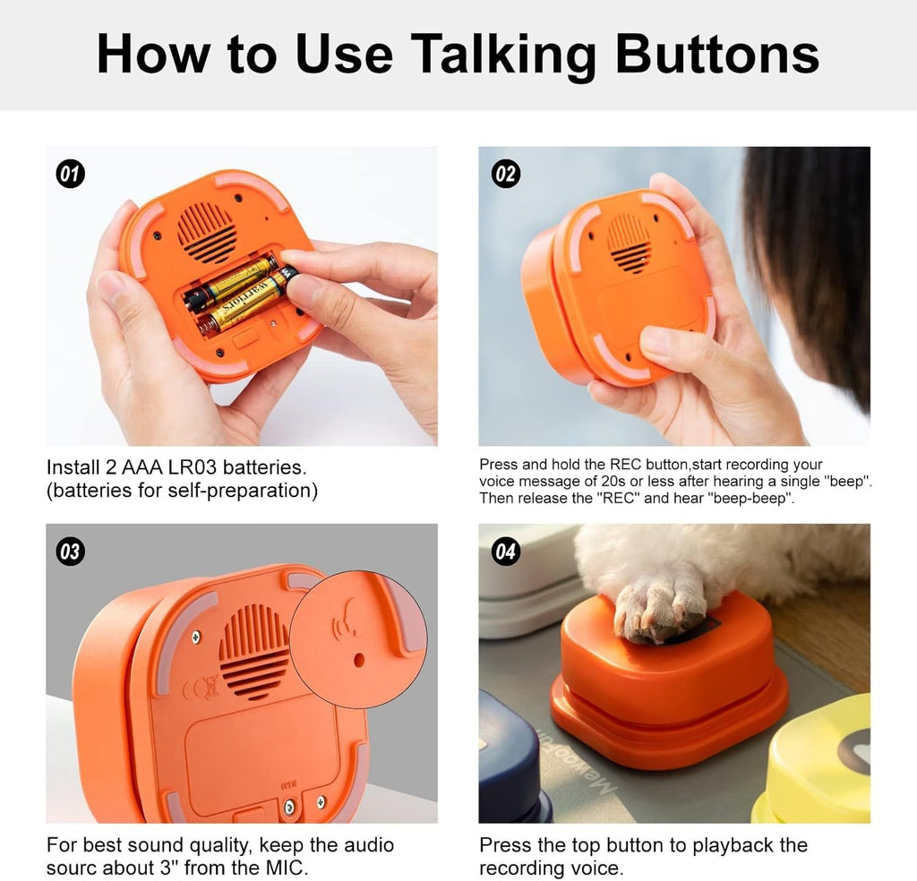 TalkiePaws – Communication Buttons for Smart Dogs